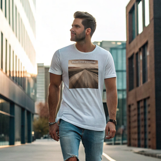 Road less traveled (alternative) - Mens T-Shirt