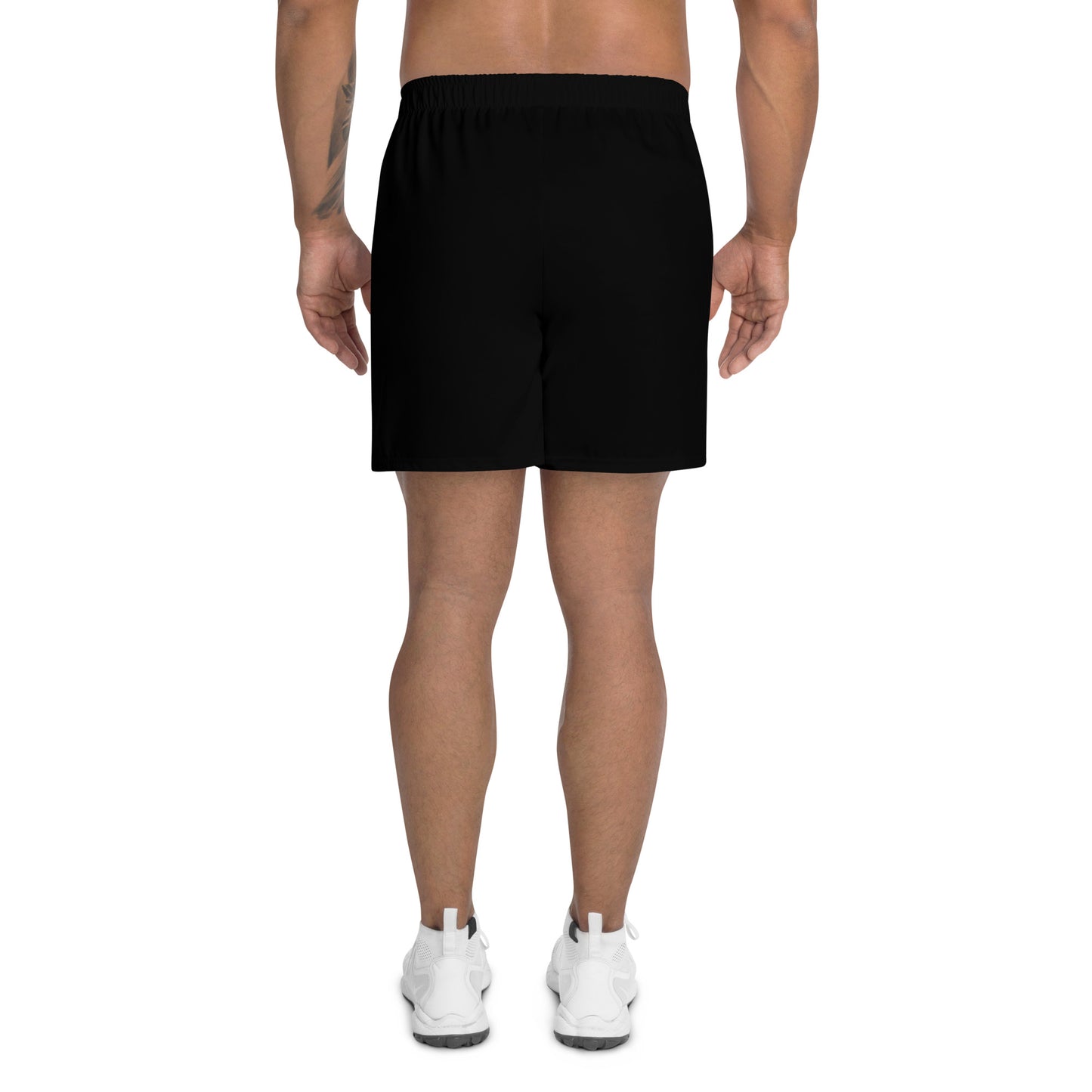 Mens Athletic Shorts - Black with Dark Red Kookaburra logo