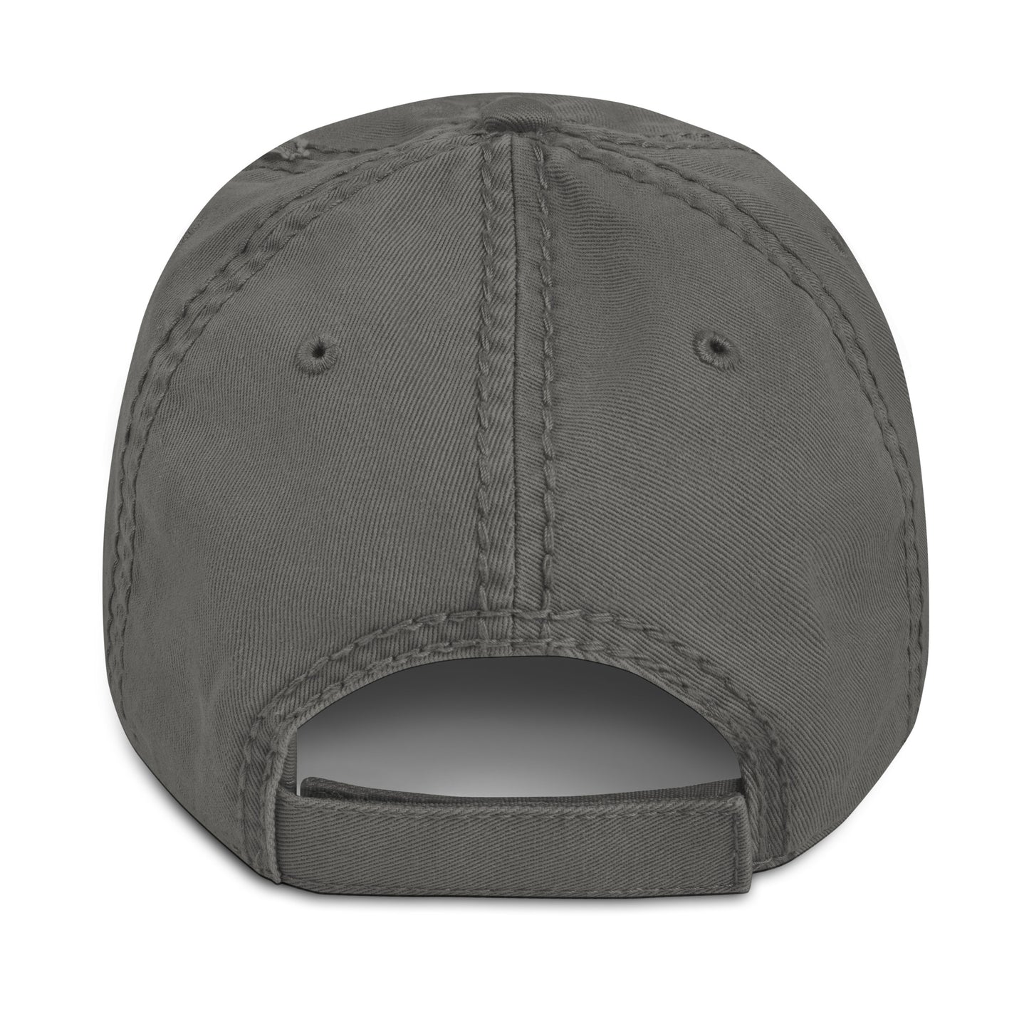 Sports Cap - Grey with Black kookaburra logo - Distressed look