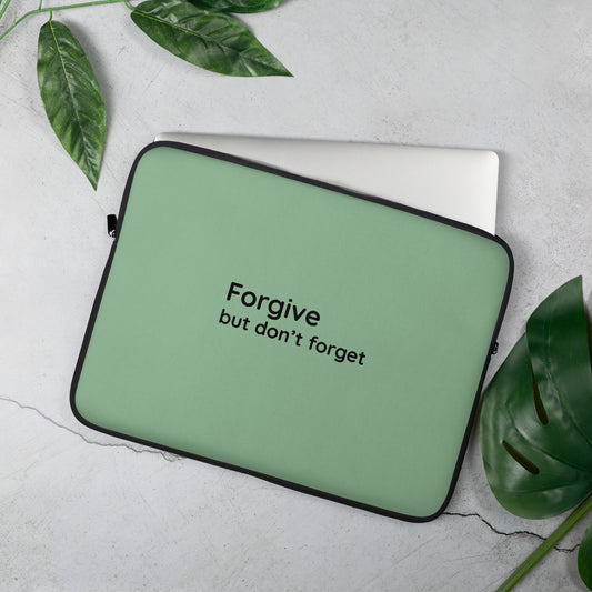 Forgive - Black/Green - Laptop Sleeve