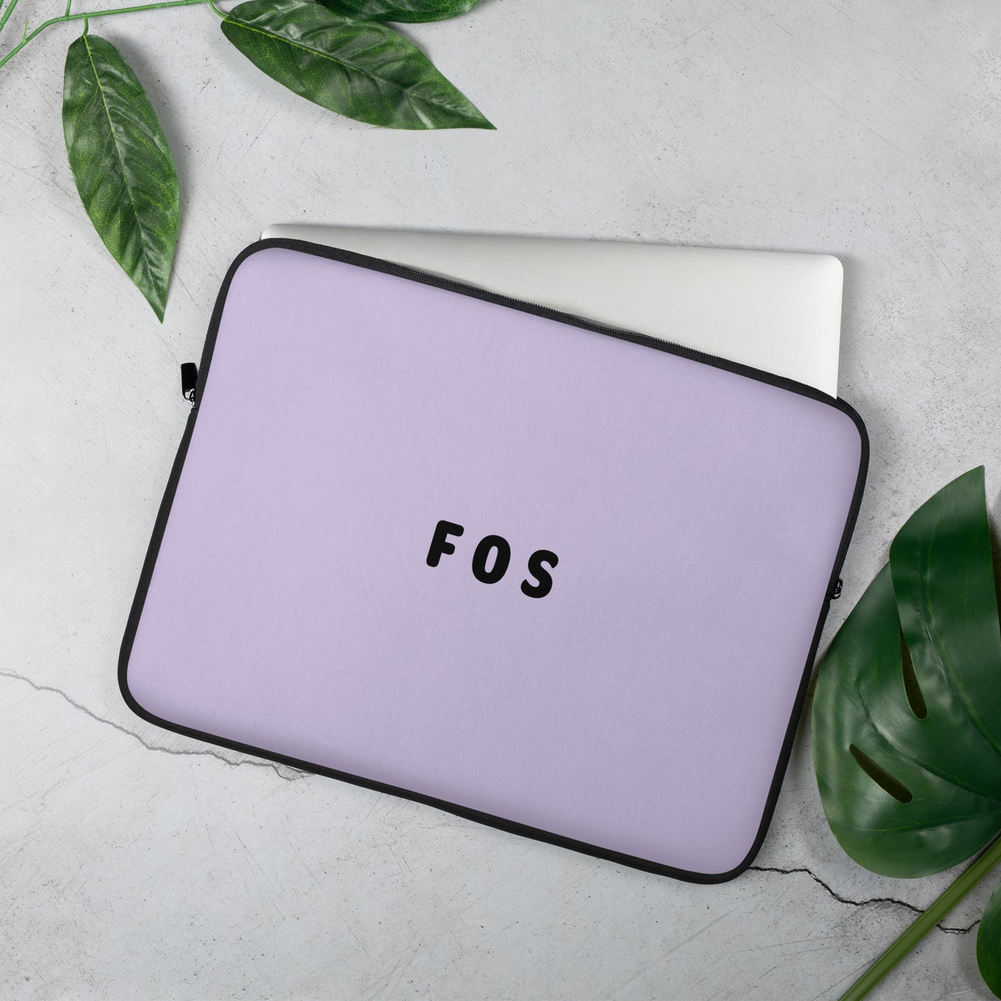 FOS - Black/Lavender - Laptop Sleeve