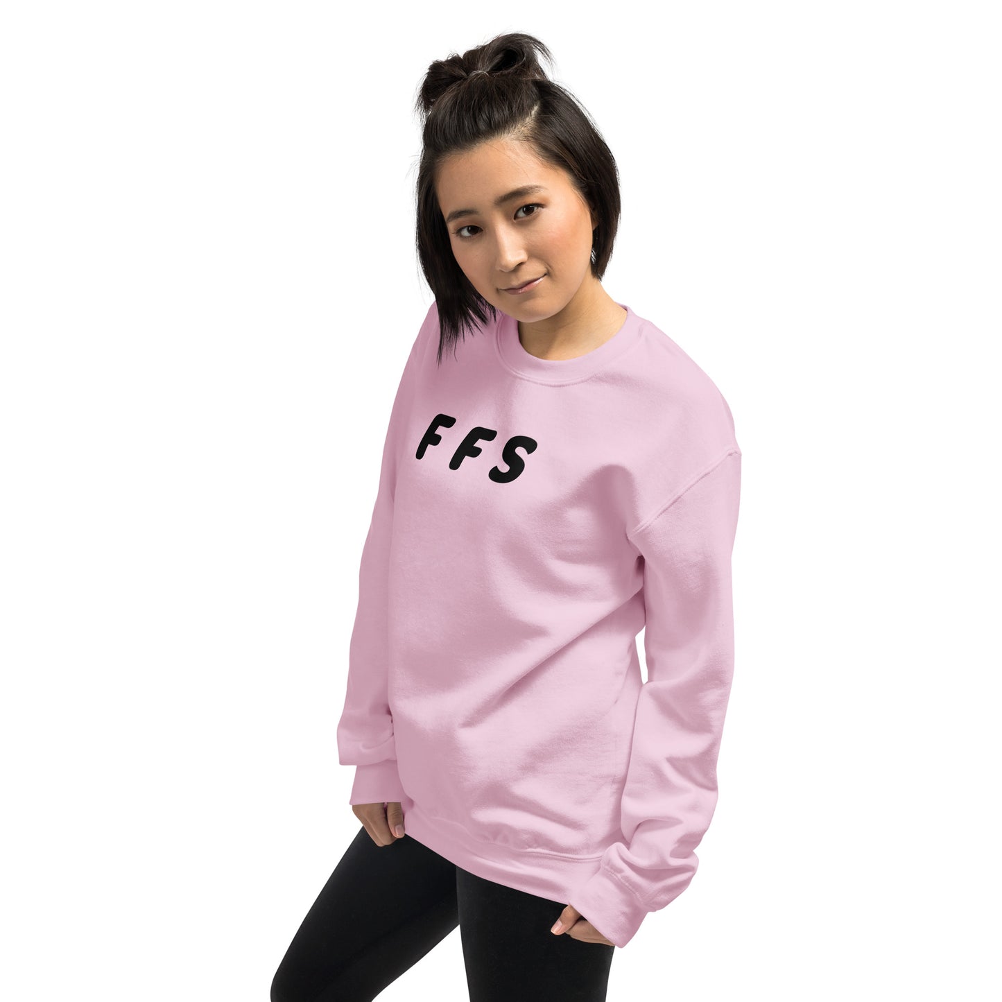 FFS - Black Text - Womens Sweatshirt