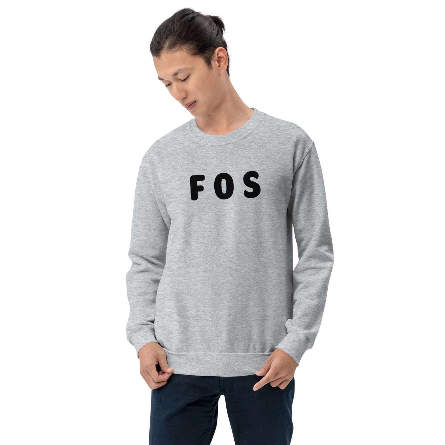 FOS - Black Text - Mens Sweatshirt