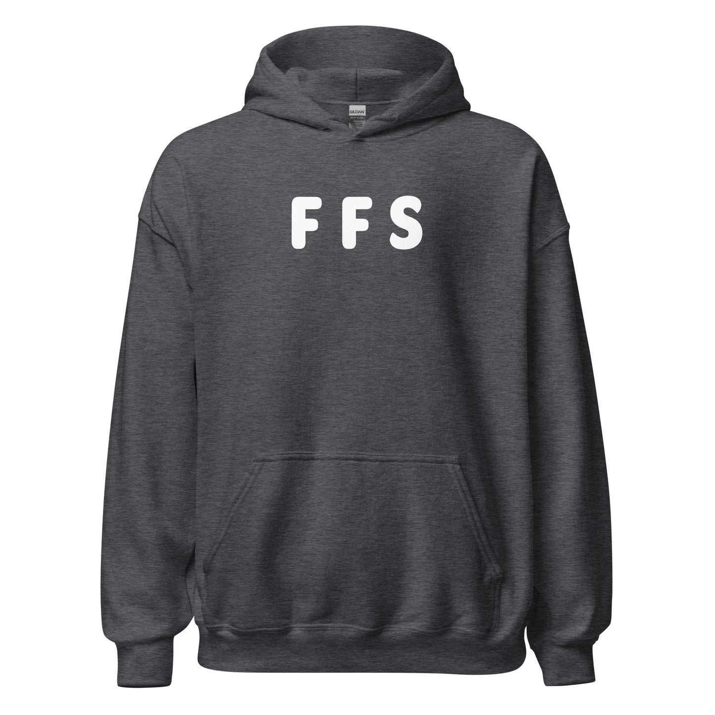 FFS - White text - Mens Hoodie