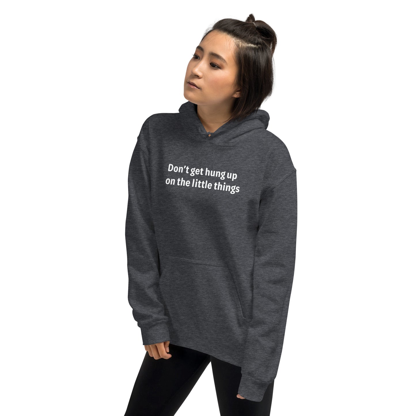 Little things - White text - Womens Hoodie