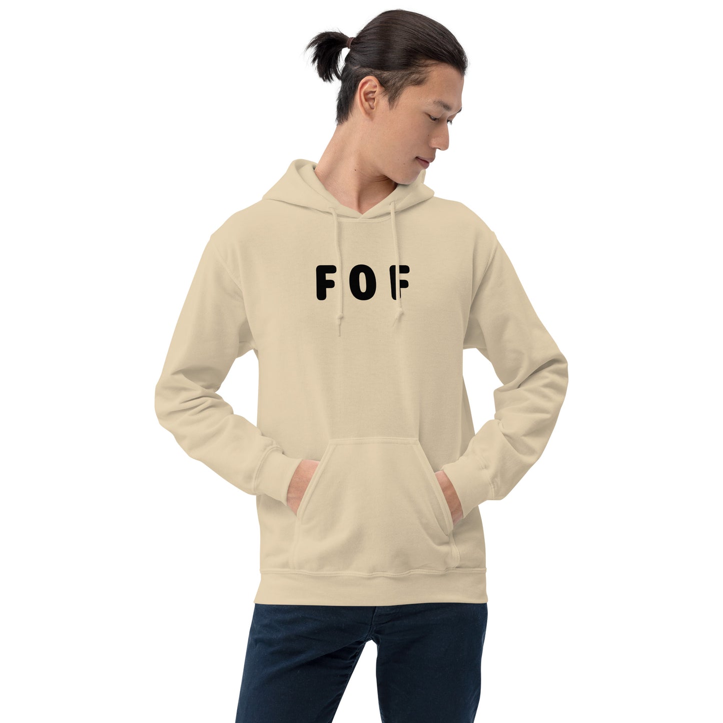 FOF - Black Text - Mens Hoodie