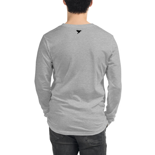 Just be nice - Black text - Mens Long Sleeve Tee