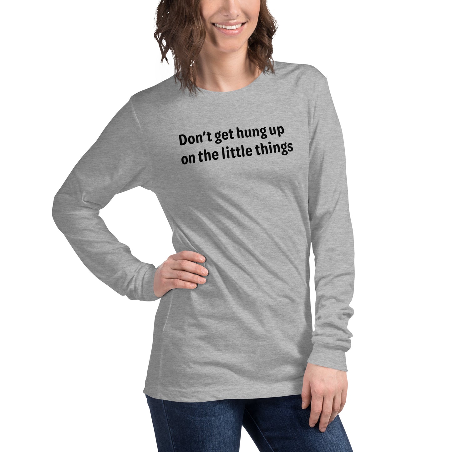 Little things - Black text - Womens Long Sleeve Tee