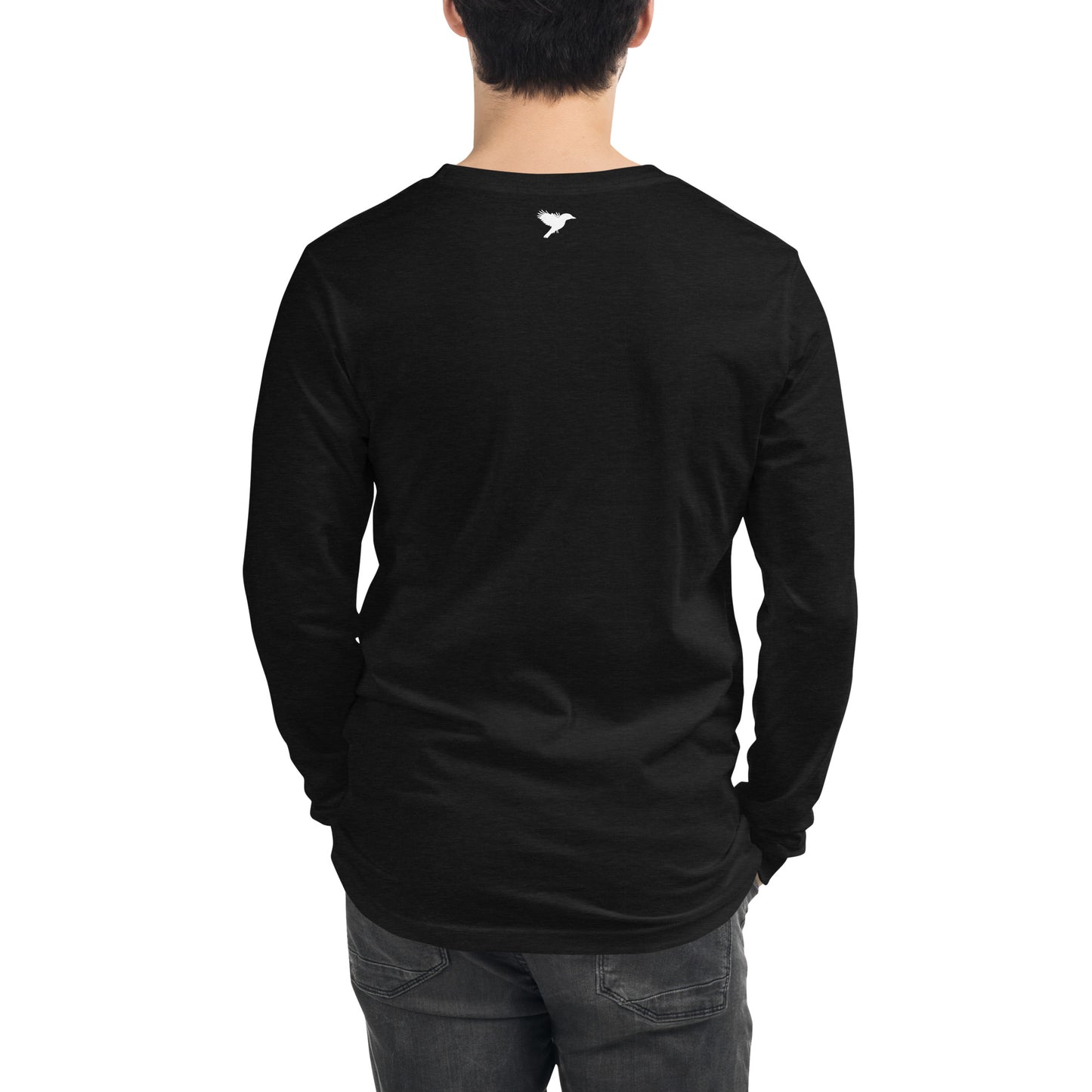 Positive Focus - White text - Mens Long Sleeve Tee