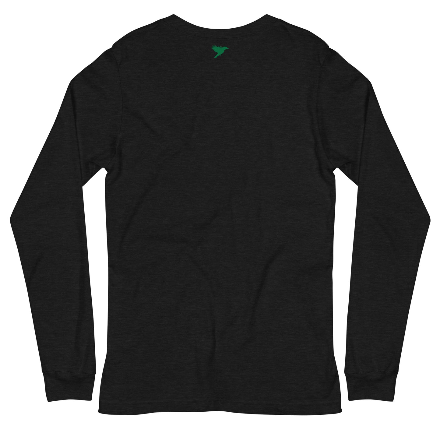 Back in the room - Green text - Womens Long Sleeve Tee