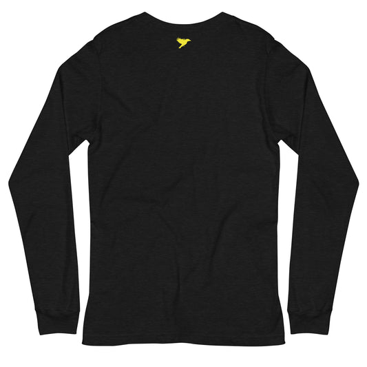 Everything's urgent - Yellow text - Womens Long Sleeve Tee