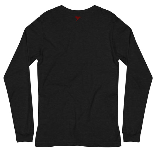 Karma is a bitch - Red text - Mens Long Sleeve Tee