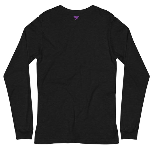 Thanks champ - Magenta text - Womens Long Sleeve Tee