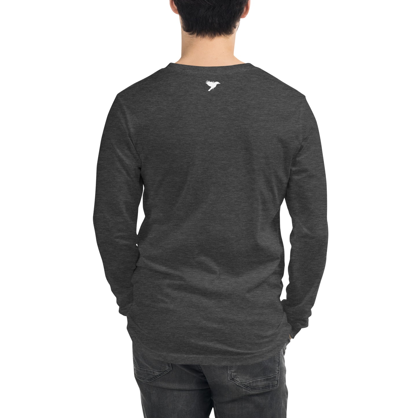 Positive Focus - White text - Mens Long Sleeve Tee