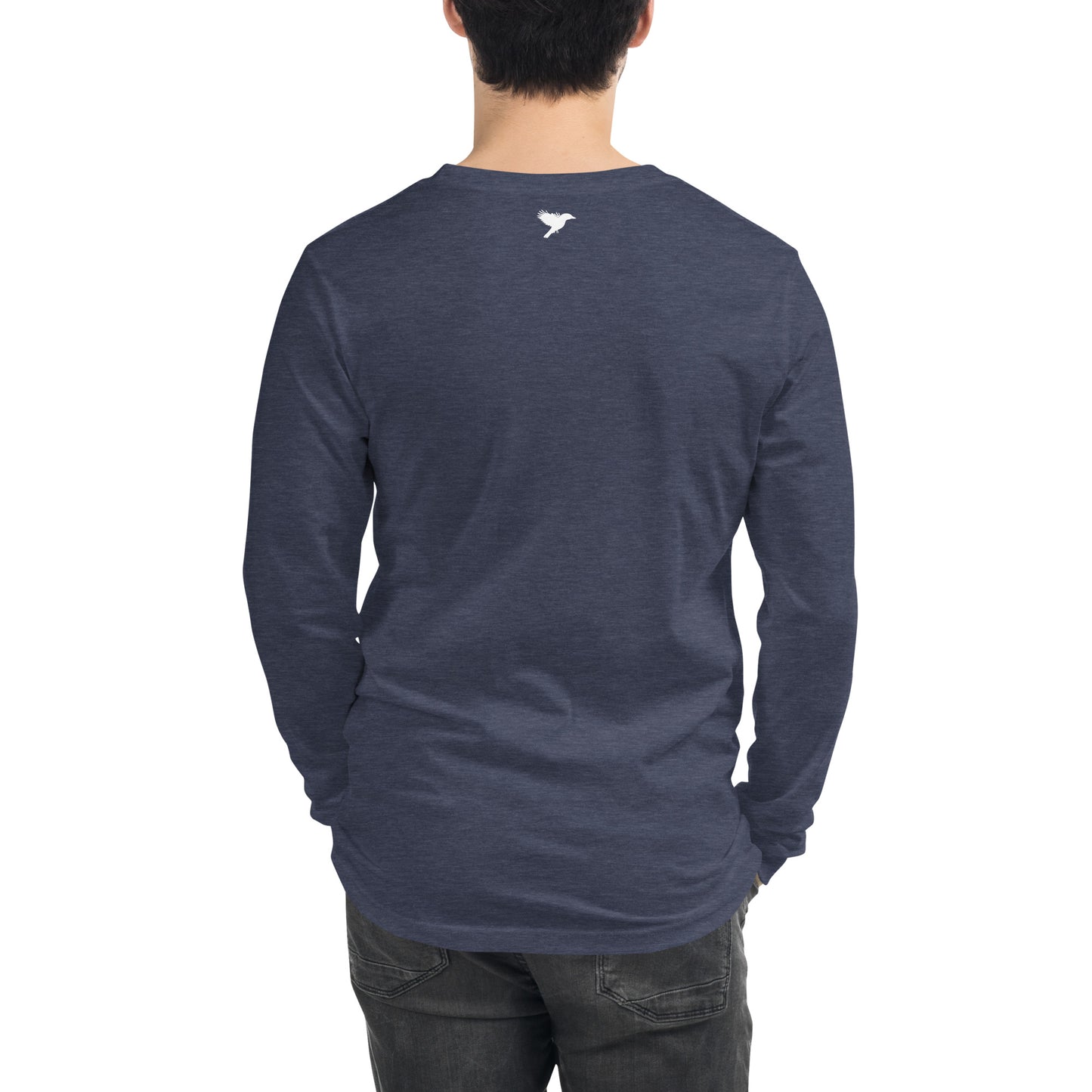 Back in the room - White text - Mens Long Sleeve Tee