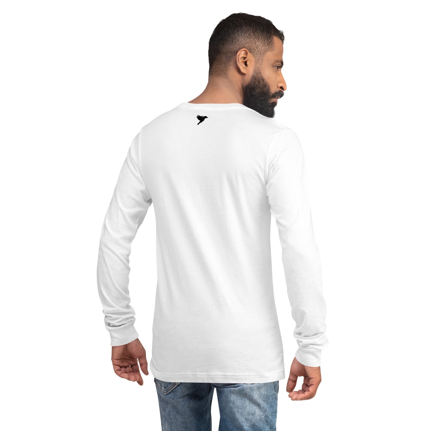 Volume control - Black text - Mens Long Sleeve Tee