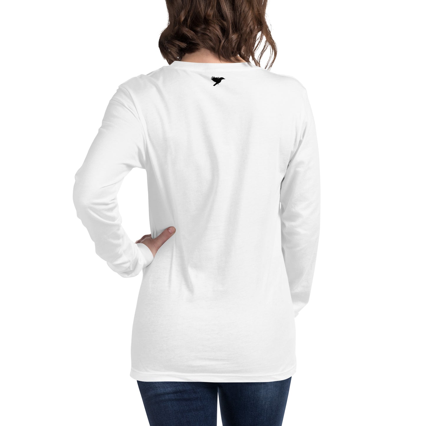 FOS - Black text - Womens Long Sleeve Tee