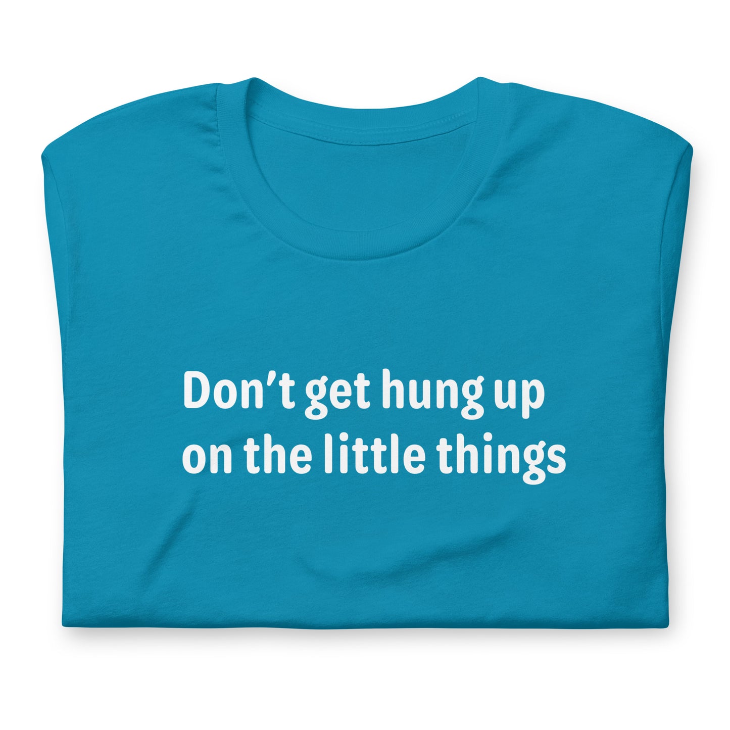 little things - White Text - Mens T-Shirt