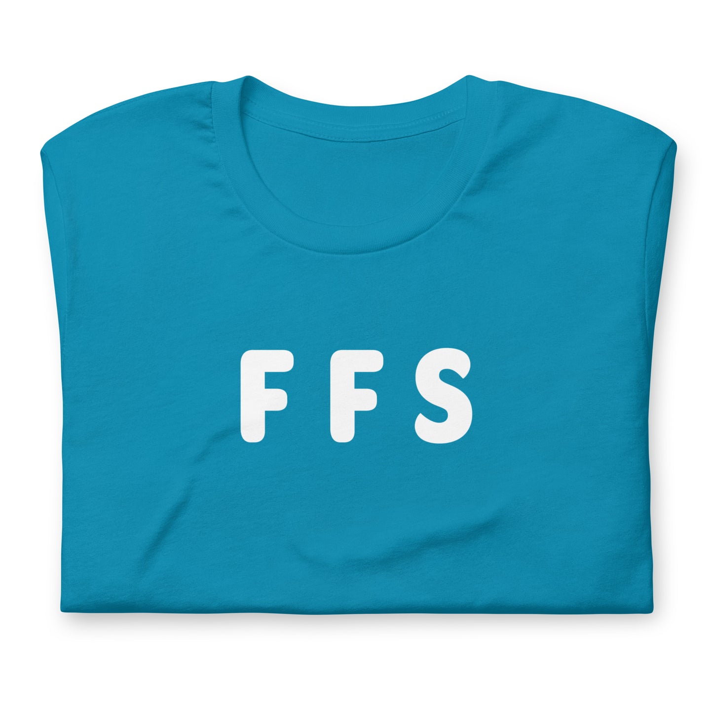 FFS - White Text - Mens T-Shirt