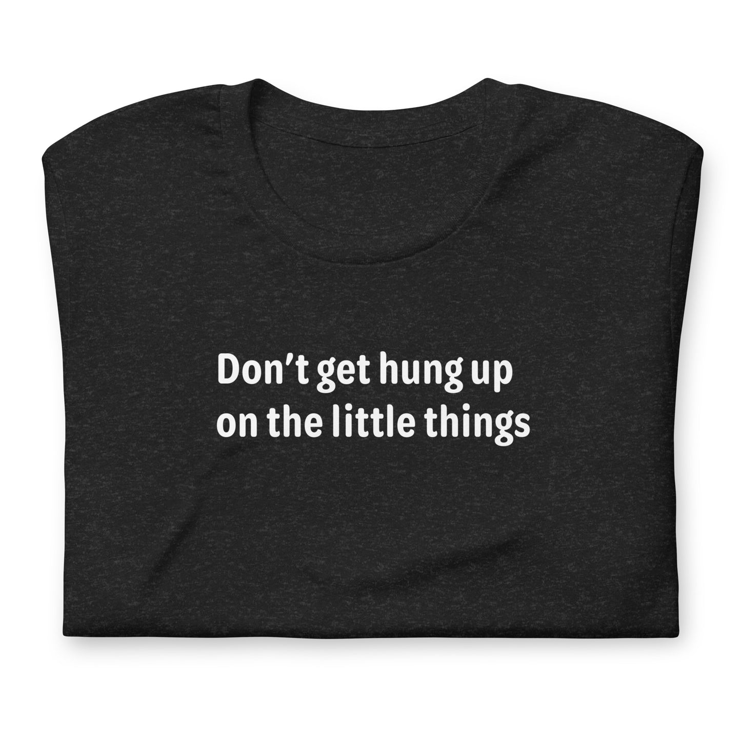 Little things - White Text - Womens T-Shirt