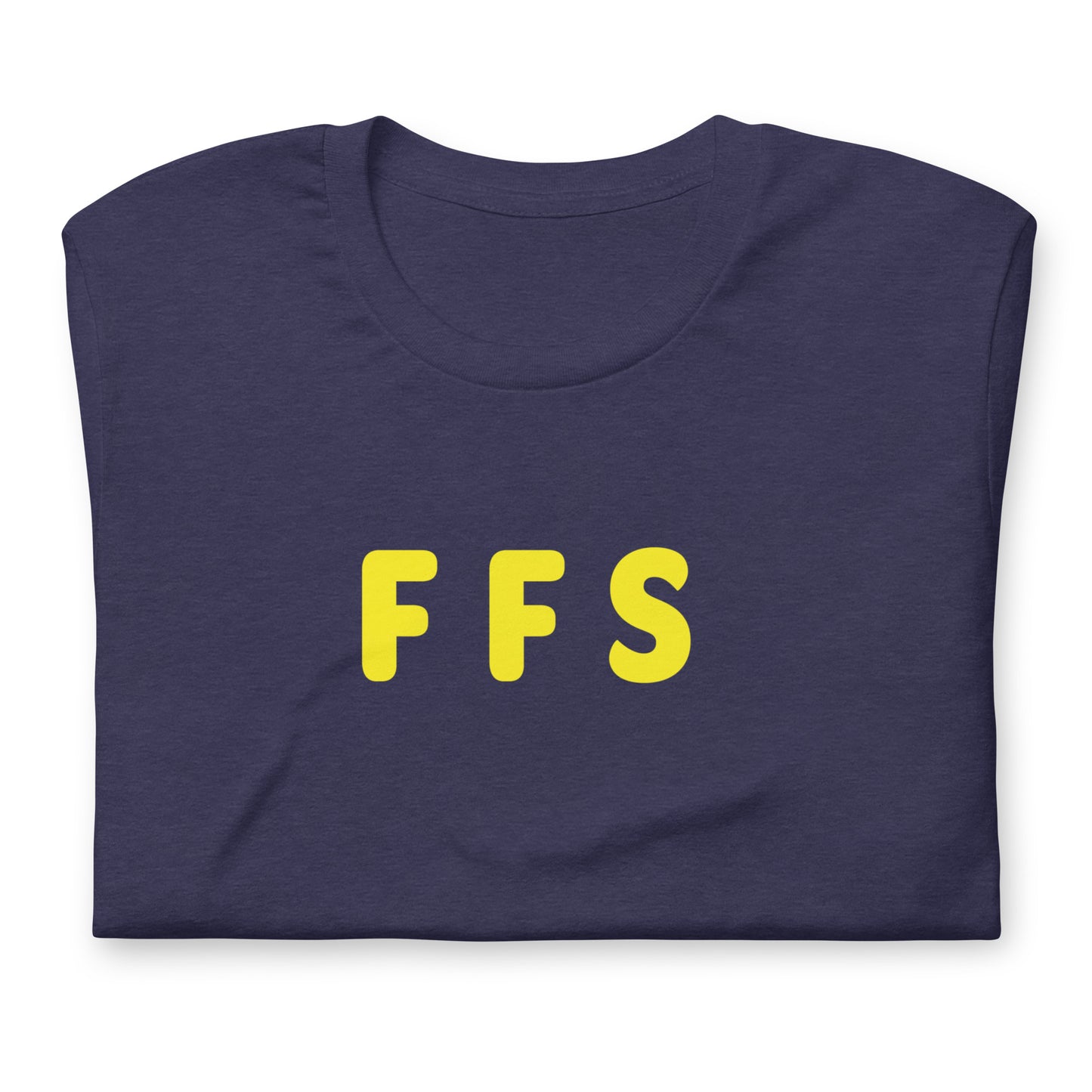 FFS - Yellow Text - Mens T-Shirt