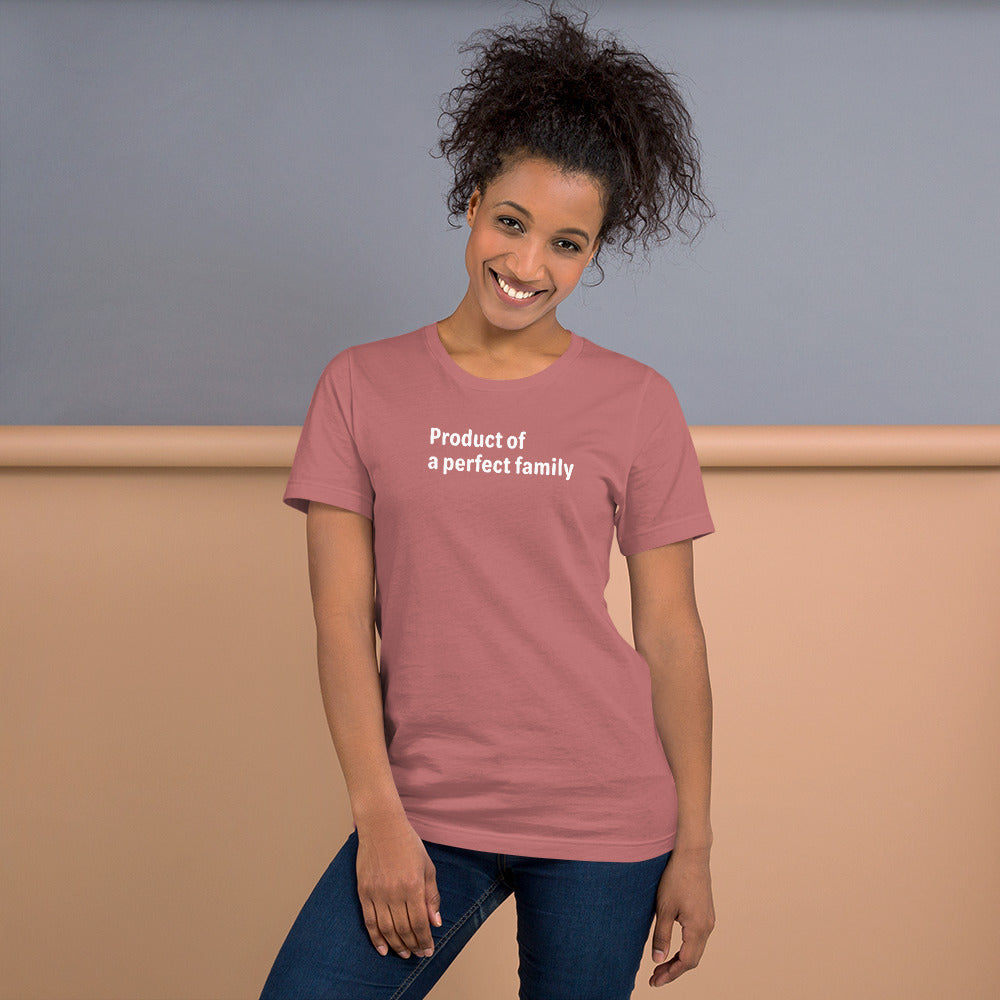 Product of - White Text - Womens T-Shirt