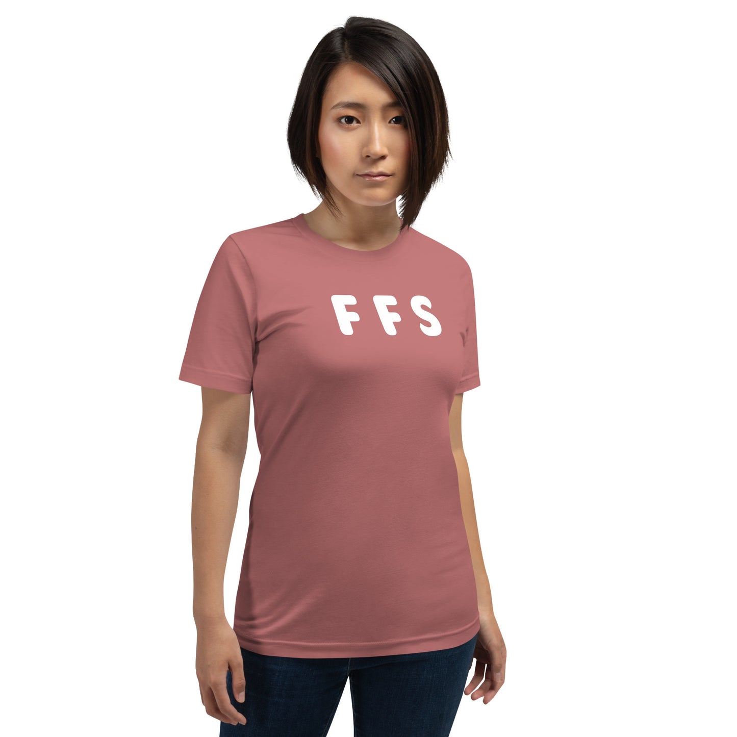 FFS - White Text - Womens T-Shirt