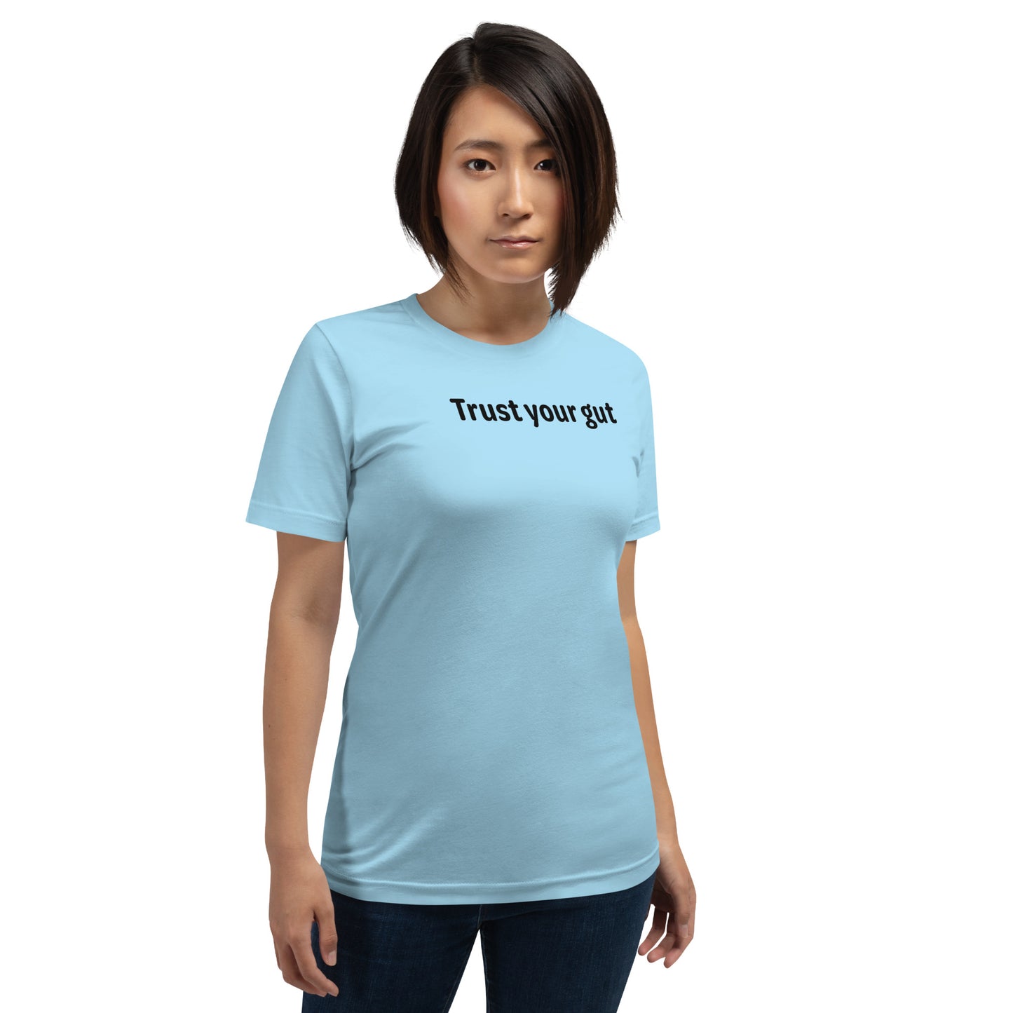 Trust your gut - Black Text - Womens T-Shirt