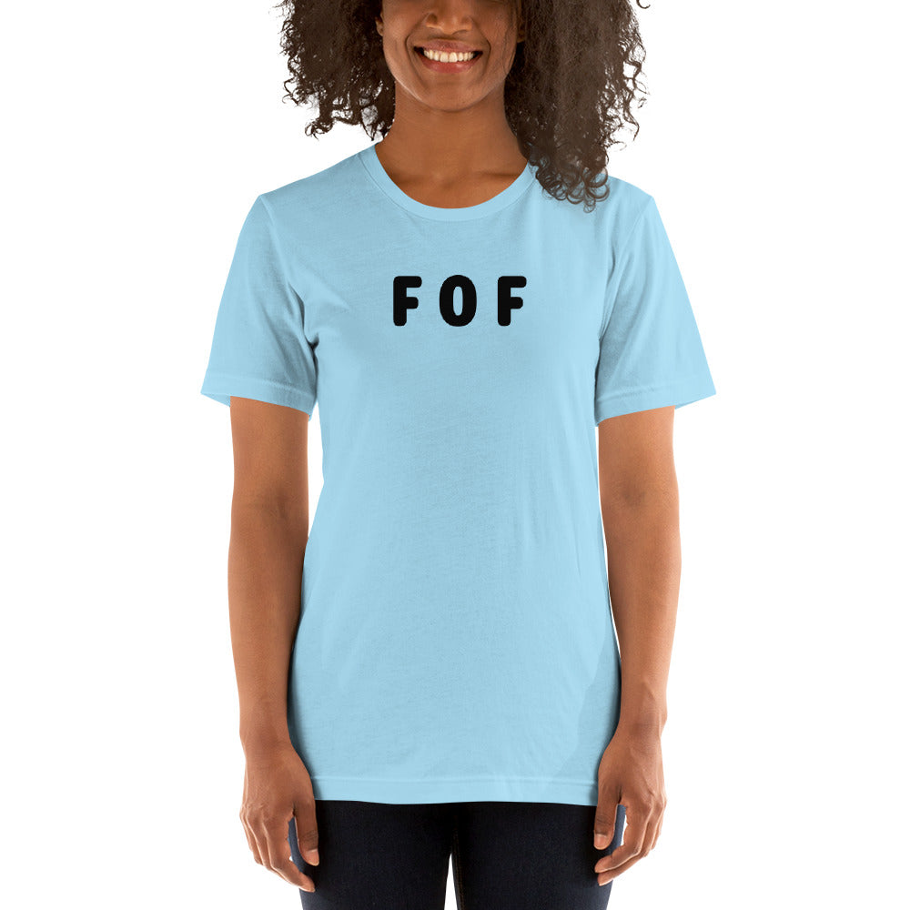 FOF - Black Text - Womens T-Shirt