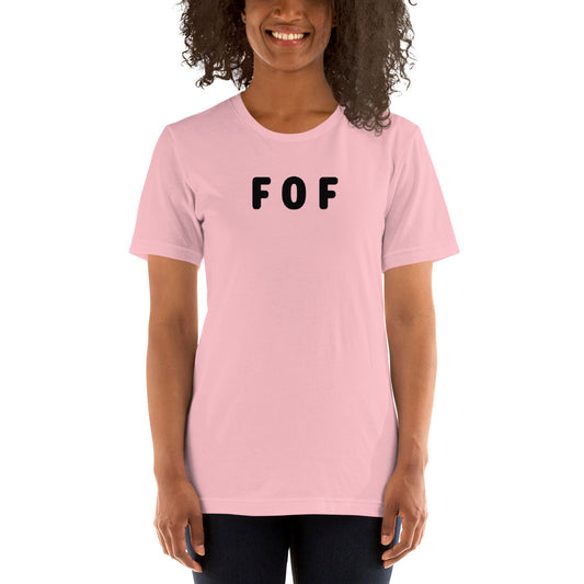 FOF - Black Text - Womens T-Shirt