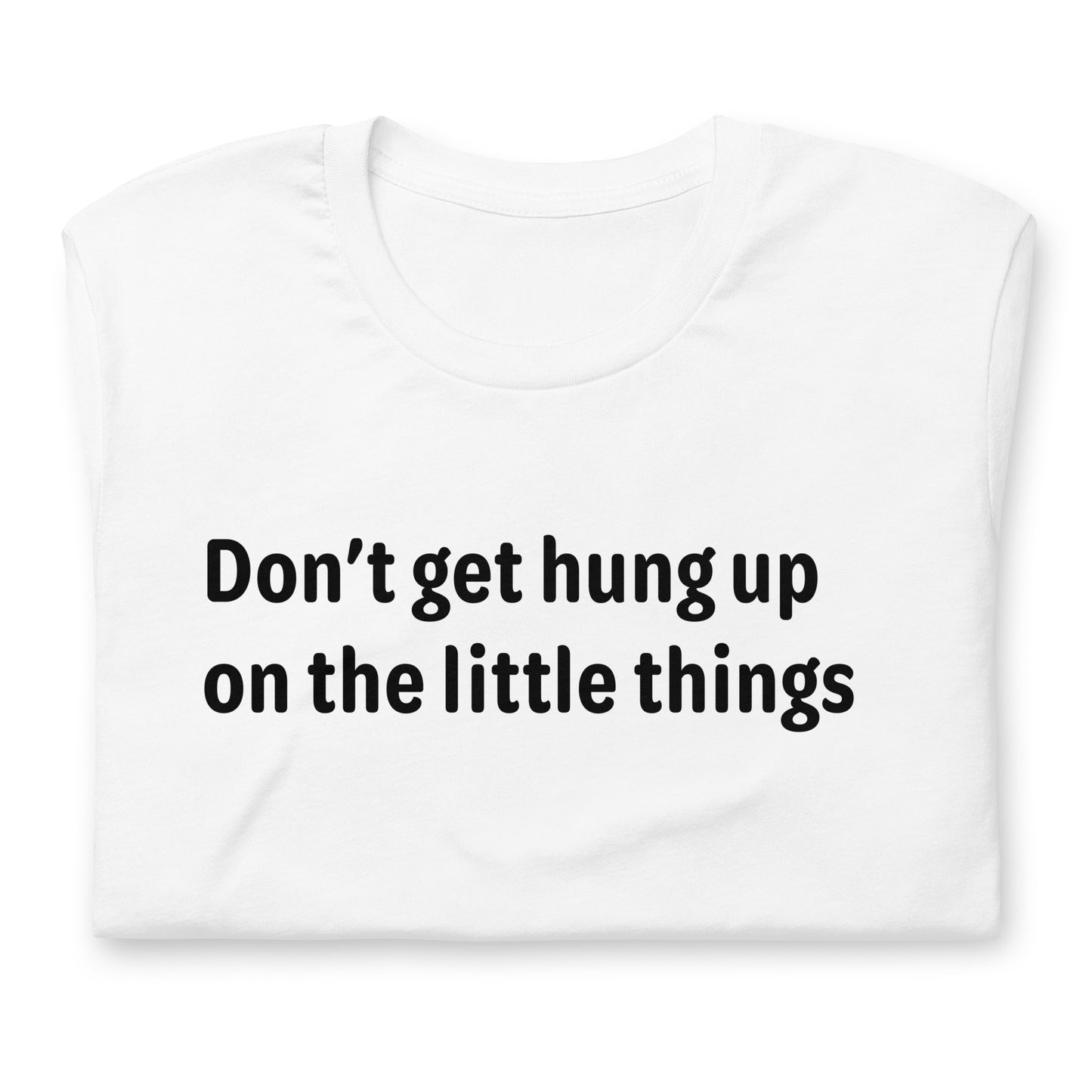 little things - Black Text - Mens T-Shirt