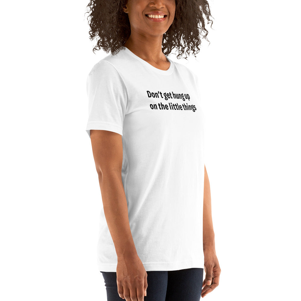 Little things - Black Text - Womens T-Shirt