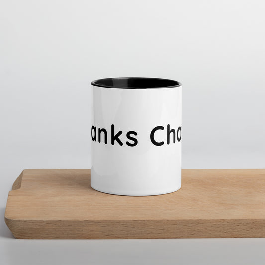 Thanks champ - Coffee Mug Black Inside