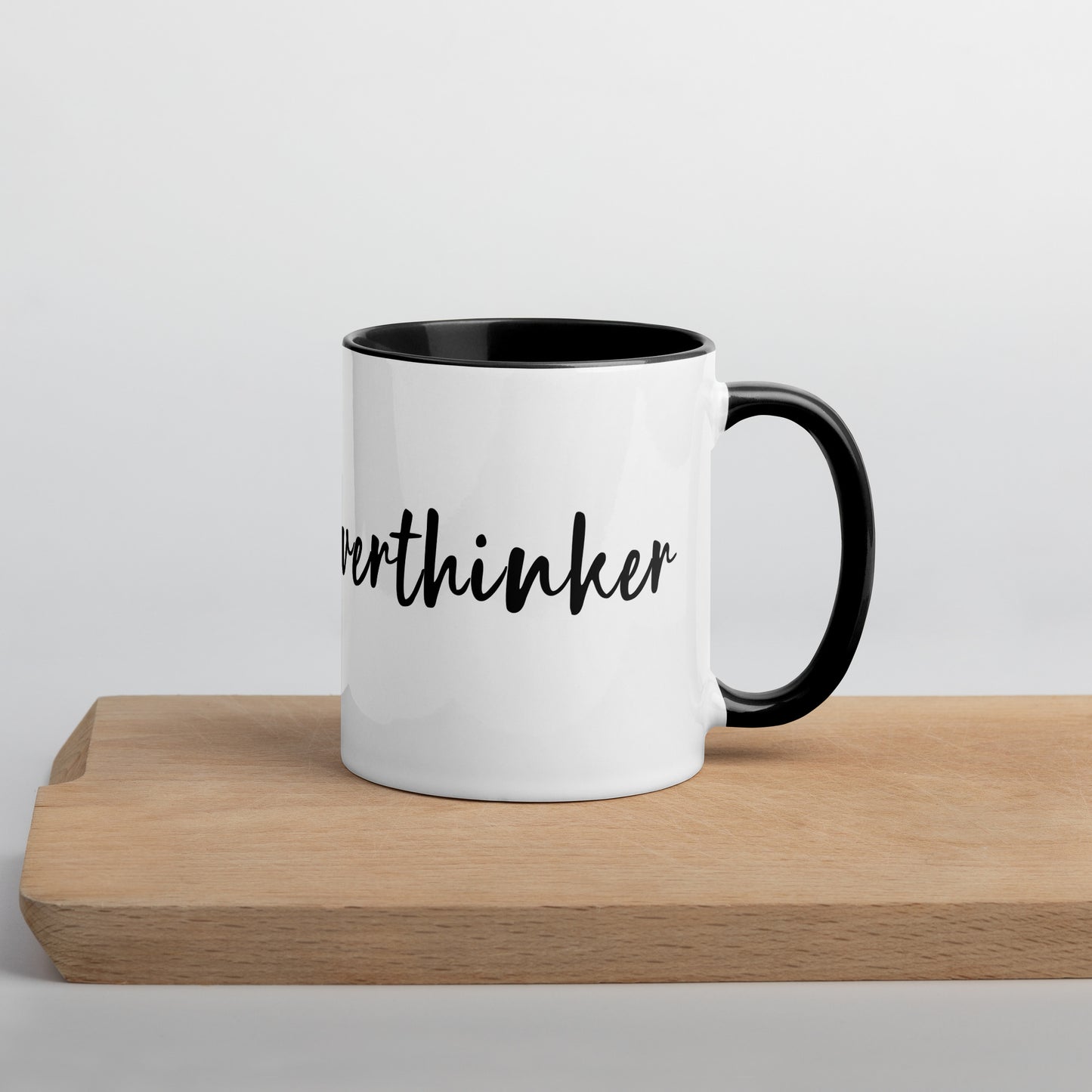 Overthinker - Coffee Mug Black Inside