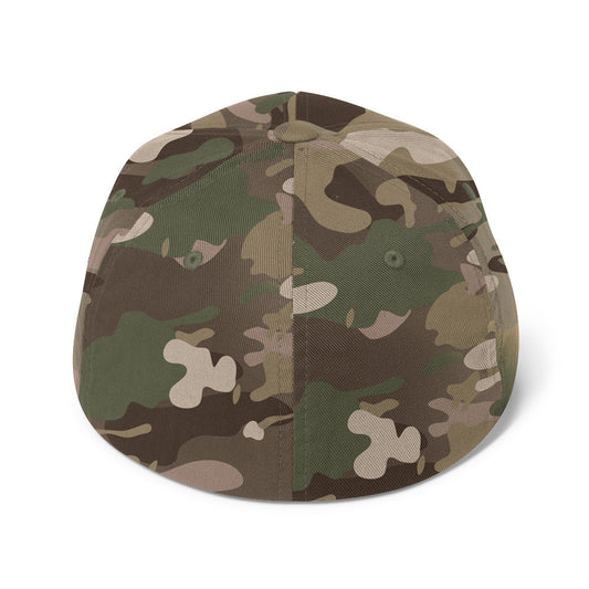 Camouflage Cap with Black Kookaburra logo